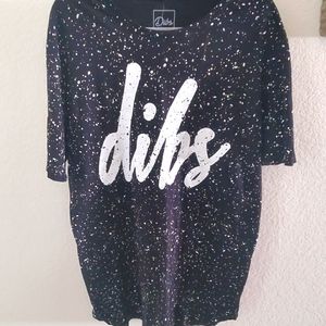 Dibs oversized tee